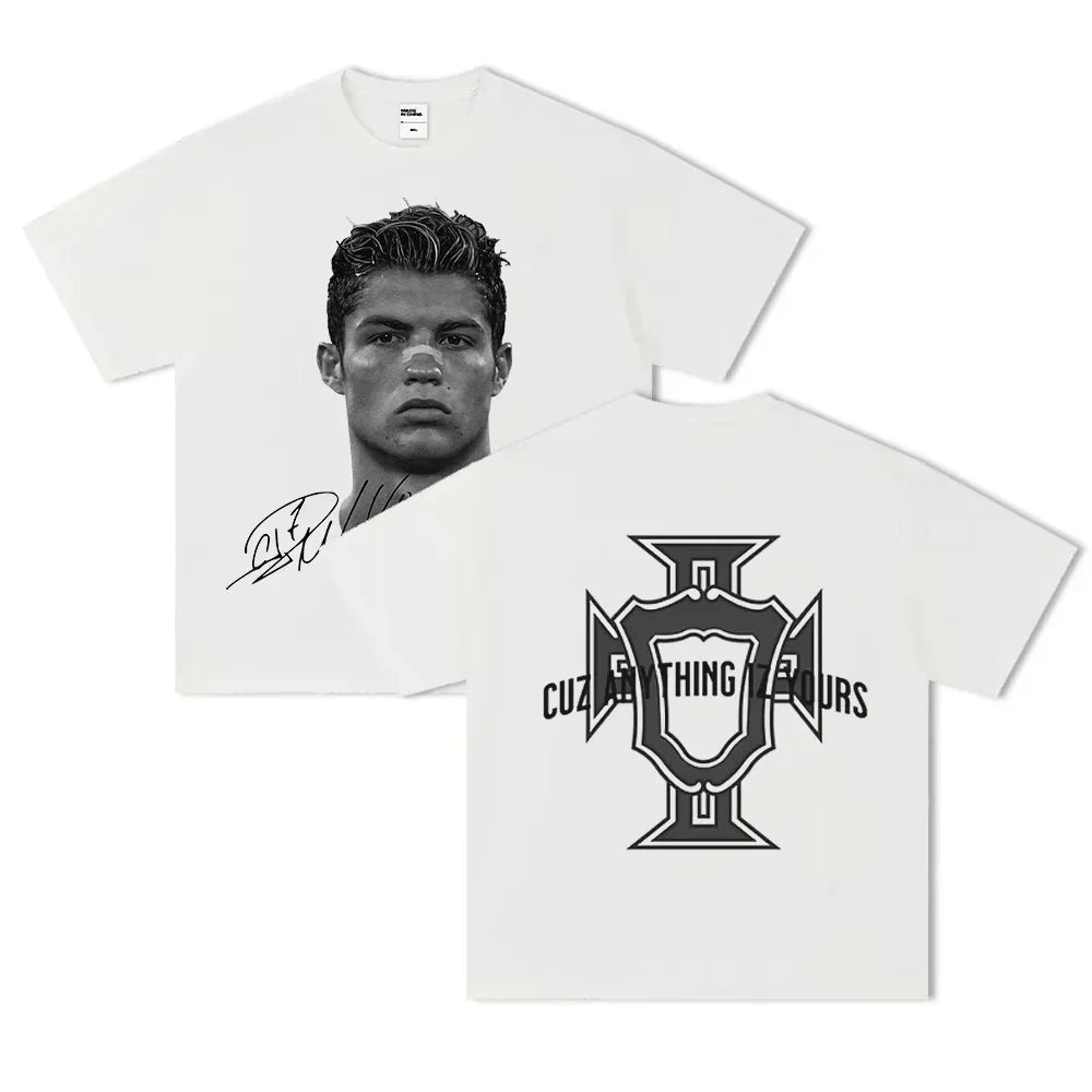 Ronaldo Cloud Tee White