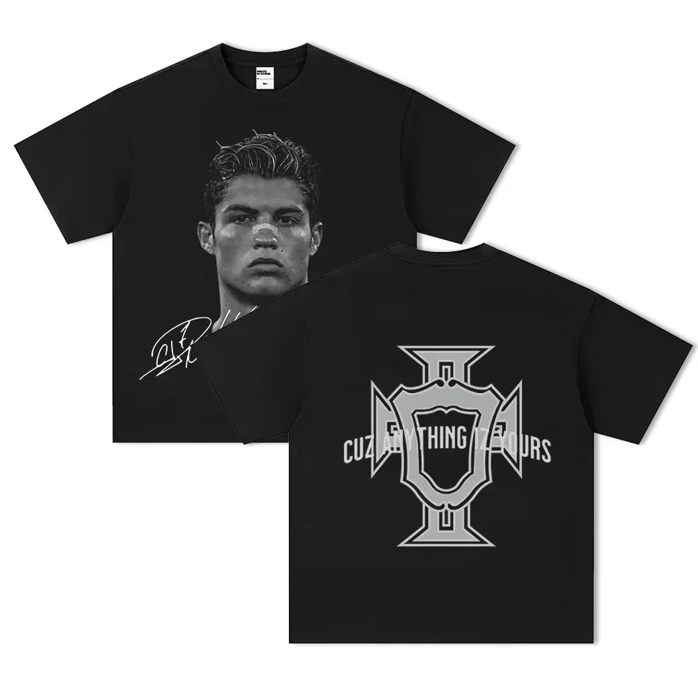 Ronaldo Cloud Tee Black