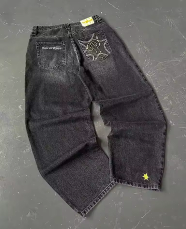 Vintage Baggy Jeans Grey