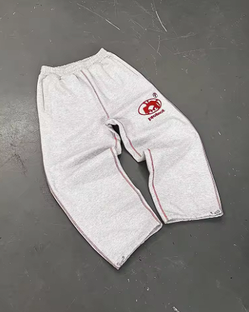 Protect Baggy Sweatpants (Grey & Red)