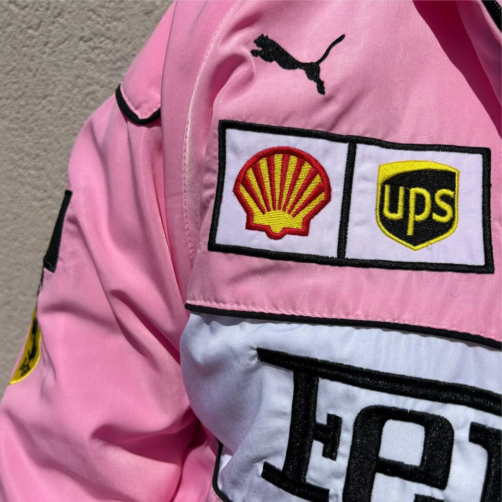 Pink Ferrari Racing Jacket